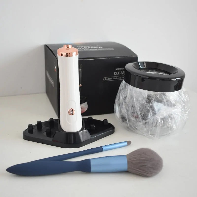 Automatic Electric Silicone Makeup Brushes Cleaning Tool