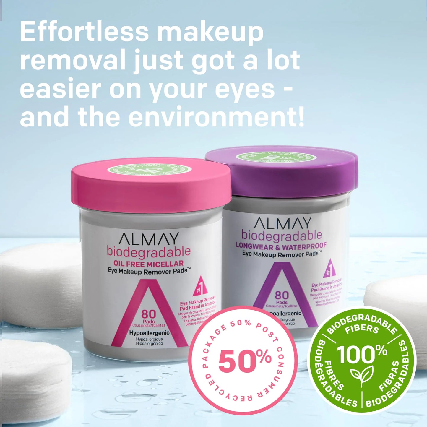 Almay Biodegradable Makeup Remover Pads