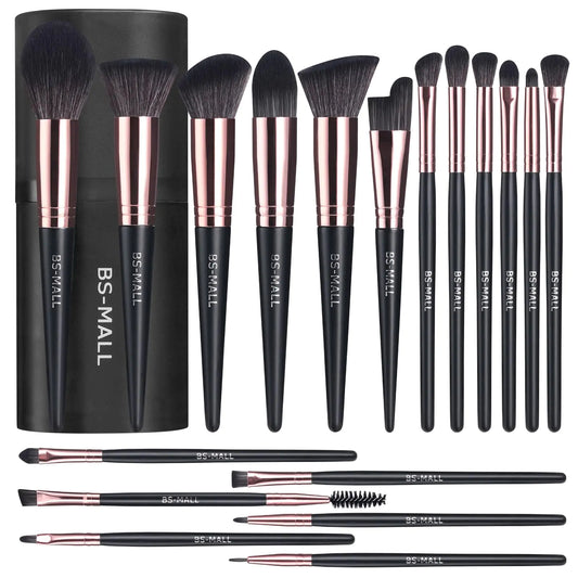 BS-MALL Makeup Brush Set 18 Pcs Premium Synthetic